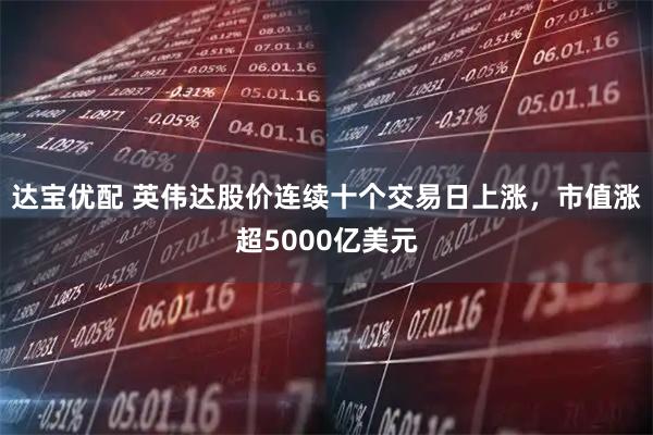 达宝优配 英伟达股价连续十个交易日上涨，市值涨超5000亿美元
